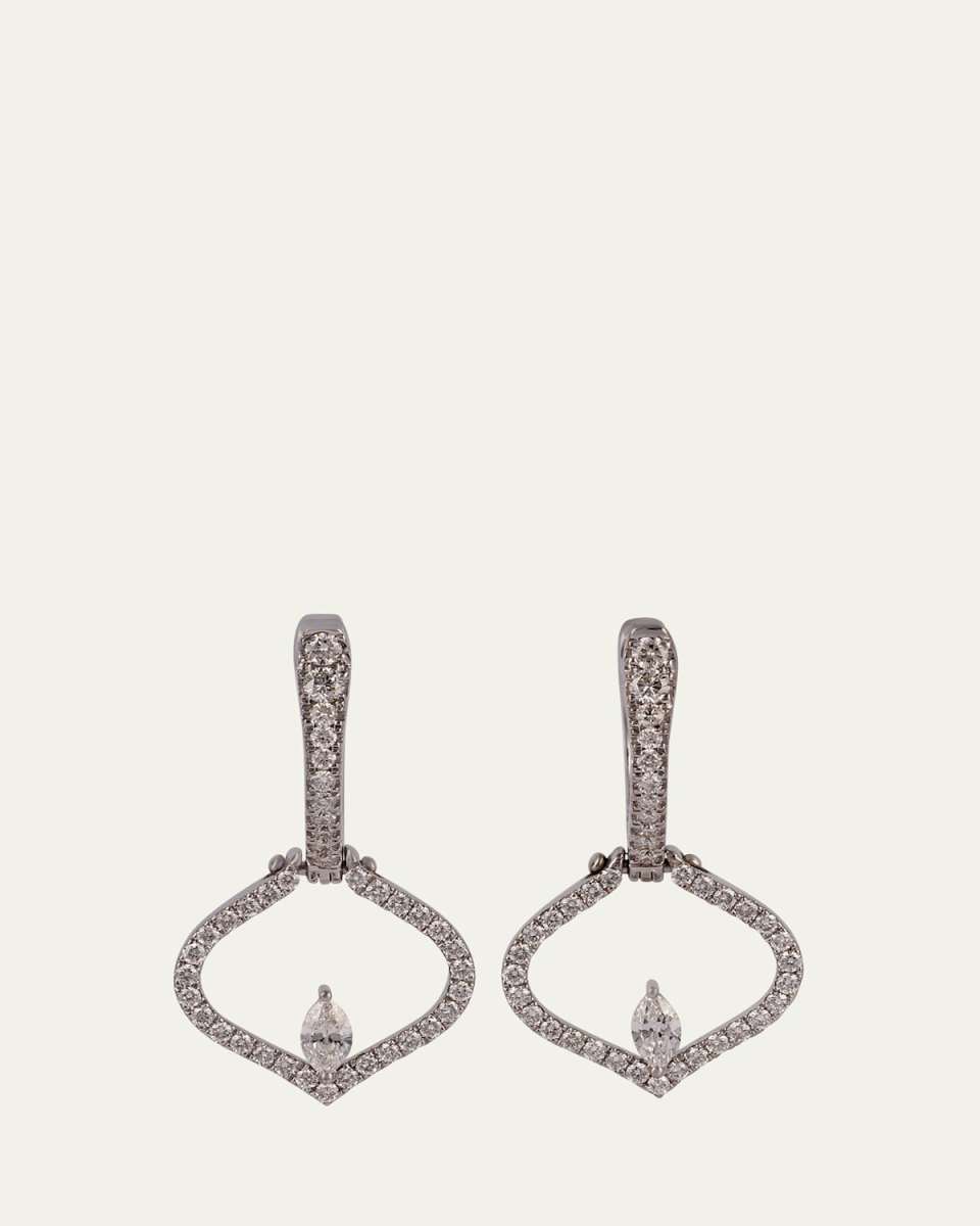 Sarai Diamond Single Motif Earrings
